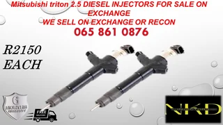 Mitsubishi diesel injectors for sale on exchange or recon with warranty