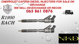 Chevrolet Captiva diesel injectors for sale on exchange