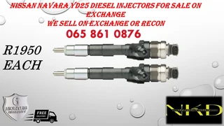 Nissan Navara YD25 diesel injectors for sale on exchange