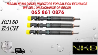 Nissan NP200 diesel injectors for sale