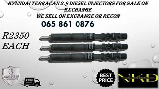 Hyundai Terracan diesel injectors for sale