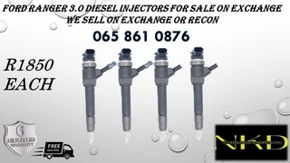 Ford Ranger 3.0 TDCI diesel injectors for sale.