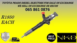 Toyota Prado Diesel Injectors For Sale On Exchange With Warranty