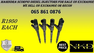 Mahindra Scorpio Diesel Injectors For Sale On Exchange With 6 Months Warranty