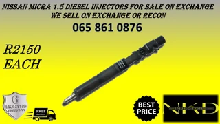 Nissan Micra 1.5 Diesel Injectors For Sale On Exchange With 6 Months Warranty