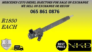 Mercedes C270 Diesel Injectors For Sale On Exchange With Warranty