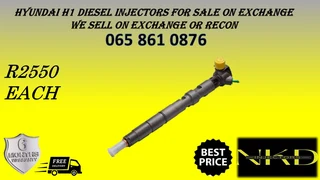Hyundai H1 Diesel Injectors For Sale Or To Recon