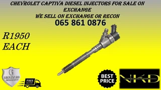 Chevrolt Captiva Diesel Injectors For Sale On Exchange