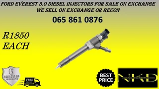 For Everest (3.0/bt50) Diesel Injectors For Sale On Exchange Or To Recon With Warranty