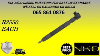 Kia 2500 Diesel Injectors For Sale Or To Recon