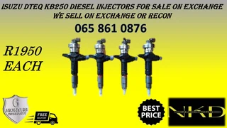 Isuzu Dtec Diesel Injectors For Sale On Exchange With Warranty