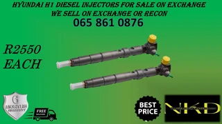 Hyundai H1 Diesel Injectors For Sale Or To Recon