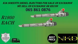 Kia Sorento Diesel Injectors For Sale Or To Recon