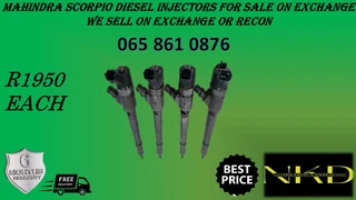 Mahindra Scorpio Disel Injectors For Sale On Exchange With 6 Months Warranty