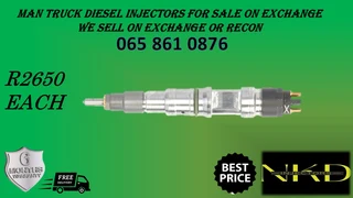 Man Truck Diessel Injectors For Sale Or To Recon