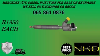 Mercedes Benz Vito Diesel Injectors For Sale Or To Recon