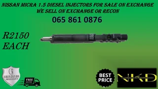 Nissan Micra 1.5 Diesel Injectors For Sale On Exchange With Warranty