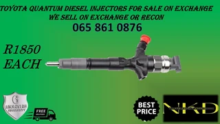 Toyota Quantum Diesel Injectors For Sale On Exchange Or To Recon