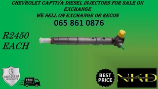 Chevrolet Captiva Diesel Injectors For Sale On Exchange With Warranty