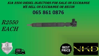 Kia 2500 Diesel Injectors For Sale Or To Recon