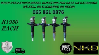 Isuzu Dteq Kb250 Diesel Injectors For Sale On Exchange With 6 Months Warranty