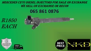 Mercedes C270 Diesel Injectors For Sale On Exchange Or To Recon
