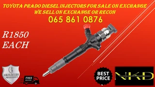 Toyota Prado diesel injectors for sale