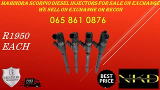 Mahindra Scorpio diesel injectors for sale or recndition your own
