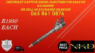 Chevrolet Captiva diesel injectors for sale on exchange