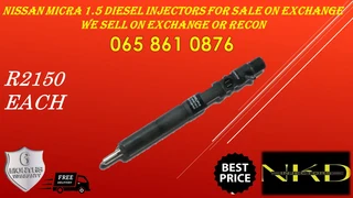 Nissan Micra diesel injectors for sale