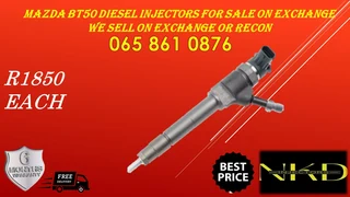 Mazda BT50 diesel injectors for sale we sell on exchange or recon