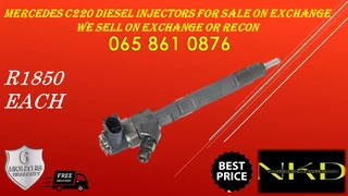 Mercedes BenzC22 Bosch injectors for sale or recon