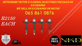 Mitsubishi Triton diesel injectors for sale on exchange or to recon