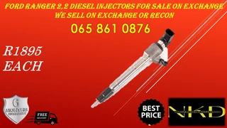 Ford Ranger 2.2 diesel injectors for sale on exchange or recon