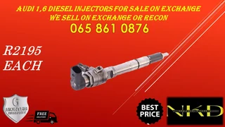 AUDI 1.6 injectors for sale on exchange