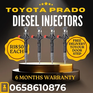 Toyota Prado 3.0 diesel injectors for sale on exchange 6 months warrant y