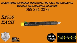 Ssangyong 2.0 Diesel Injectors For Sale On Exchange With Warranty
