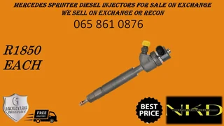 Mercedes Benz Sprinter Diesel Injectors For Sale Or To Recon