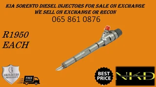 Kia Sorento Diesel Injectors For Sale Or To Recon