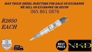 Man Truck Diesel Injectors For Sale Or To Recon