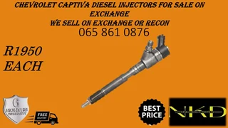 Chevrolet Captiva Diesel Injectors For Sale On Exchange
