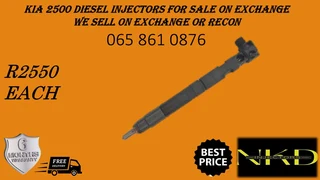 Kia 2500 Diesel Injectors For Sale Or To Recon