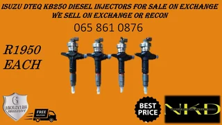 Isuzu Dteq Kb250 Diesel Injectors For Sale On Exchange With Warranty