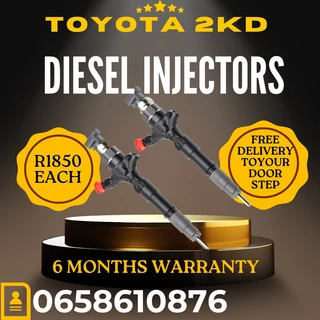 Toyota 2KD Diesel injectors for sale on exchange or to recon