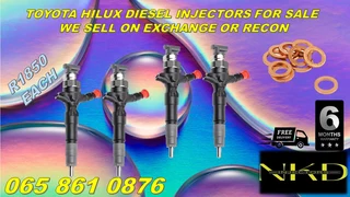 Toyota Hilux diesel injectors for sale