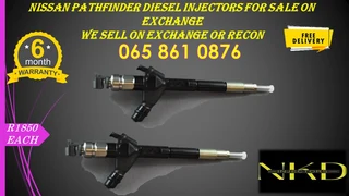 Nissan Pathfinder diesel injectors for sale on exchange or recondition your own