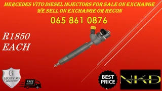 Mercedes Benz diesel injectors for sale or recon