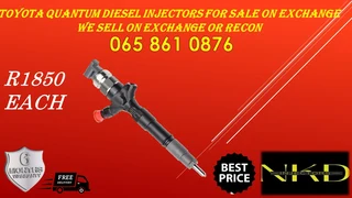 Toyota Quantum diesel injectors for sale on exchange
