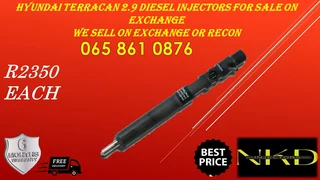 Hyundai Terracan Diesel Injectors For Sale Or To Recon