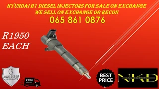 Hyundai H1 Bosch common rail injectors for sale on exchange or to recondition
